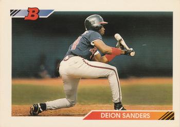 1992 Bowman #160 Deion Sanders Front