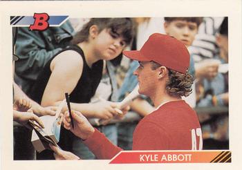1992 Bowman #310 Kyle Abbott Front