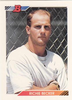 1992 Bowman #330 Richie Becker Front