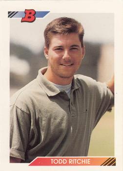 1992 Bowman #524 Todd Ritchie Front