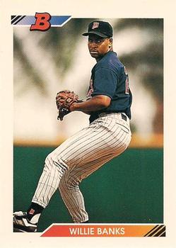 1992 Bowman #553 Willie Banks Front