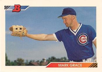 1992 Bowman #580 Mark Grace Front