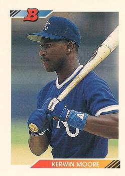 1992 Bowman #593 Kerwin Moore Front