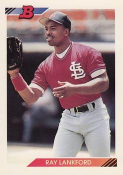 1992 Bowman #643 Ray Lankford Front