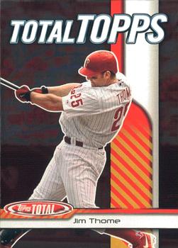 2004 Topps Total - Total Topps #TT33 Jim Thome Front