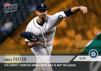 2018 Topps Now Road to Opening Day Bonus #ODB-7 James Paxton Front
