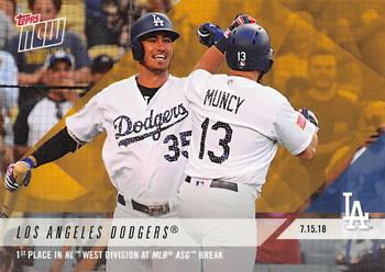 2018 Topps Now Road to Opening Day Bonus #ODB-22 Los Angeles Dodgers Front