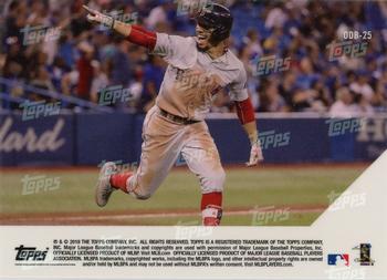 2018 Topps Now Road to Opening Day Bonus #ODB-25 Mookie Betts Back