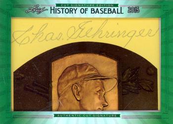 2015 Leaf Cut Signature History of Baseball Edition #NNO Charlie Gehringer Front