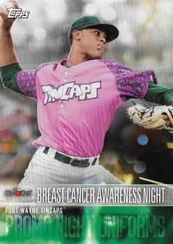 2018 Topps Pro Debut - Promo Night Uniforms #PN-BCN Breast Cancer Awareness Night Front