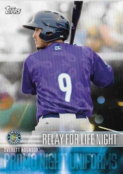 2018 Topps Pro Debut - Promo Night Uniforms #PN-RLN Relay for Life Night Front