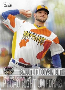 2018 Topps Pro Debut - Promo Night Uniforms #PN-SCN Salute to Cows Night Front