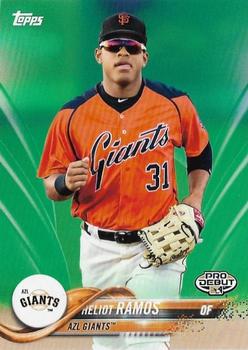 2018 Topps Pro Debut - Green #150 Heliot Ramos Front
