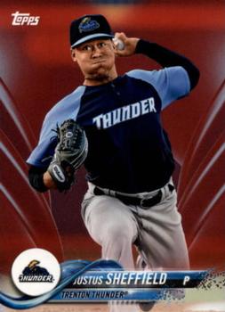 2018 Topps Pro Debut - Red #16 Justus Sheffield Front