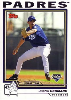 2004 Topps Traded & Rookies #T118 Justin Germano Front