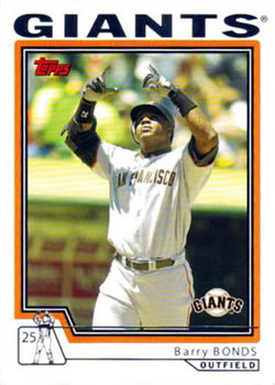 2004 Topps Traded & Rookies #T221 Barry Bonds Front