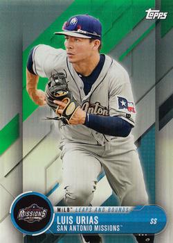 2018 Topps Pro Debut - MiLB Leaps and Bounds Green #LB-LU Luis Urias Front