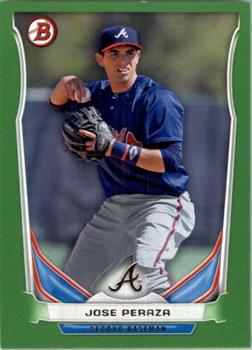 2014 Bowman Draft - Top Prospects Green #TP-31 Jose Peraza Front