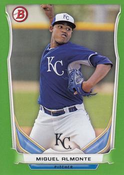 2014 Bowman Draft - Top Prospects Green #TP-71 Miguel Almonte Front