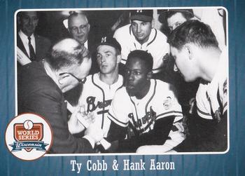 2007 Wisconsin Historical Museum World Series Wisconsin #46 Ty Cobb / Hank Aaron Front