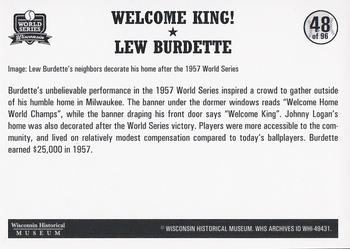 2007 Wisconsin Historical Museum World Series Wisconsin #48 Welcome King! Back