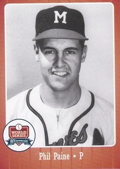 2007 Wisconsin Historical Museum World Series Wisconsin #62 Phil Paine Front