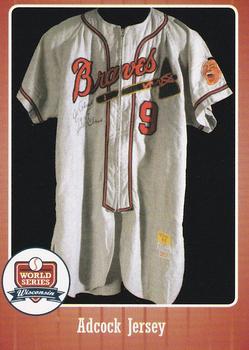 2007 Wisconsin Historical Museum World Series Wisconsin #89 Adcock Jersey Front