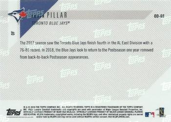2018 Topps Now Road to Opening Day Toronto Blue Jays #OD-69 Kevin Pillar Back