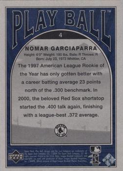 2004 Upper Deck Play Ball - Blue #4 Nomar Garciaparra Back