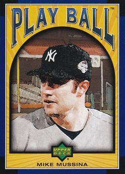 2004 Upper Deck Play Ball - Blue #38 Mike Mussina Front