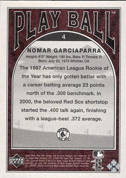 2004 Upper Deck Play Ball - Parallel 175 #4 Nomar Garciaparra Back