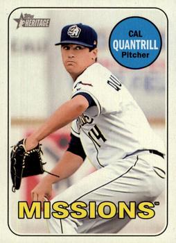 2018 Topps Heritage Minor League #36 Cal Quantrill Front
