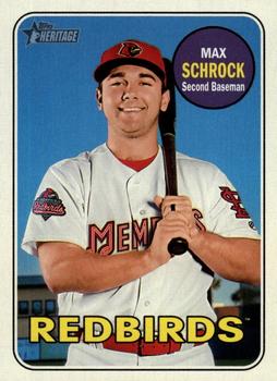 2018 Topps Heritage Minor League #39 Max Schrock Front
