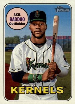 2018 Topps Heritage Minor League #41 Akil Baddoo Front