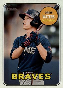 2018 Topps Heritage Minor League #72 Drew Waters Front