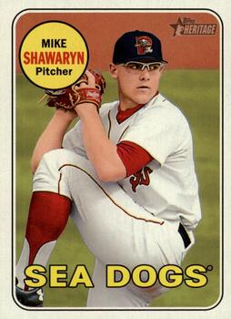2018 Topps Heritage Minor League #75 Mike Shawaryn Front