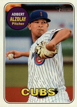 2018 Topps Heritage Minor League #79 Adbert Alzolay Front