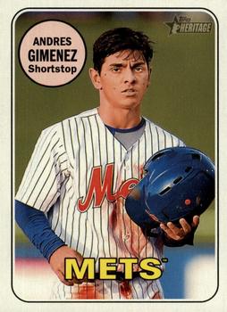 2018 Topps Heritage Minor League #85 Andres Gimenez Front