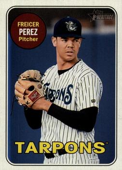 2018 Topps Heritage Minor League #86 Freicer Perez Front