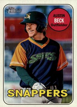 2018 Topps Heritage Minor League #88 Austin Beck Front