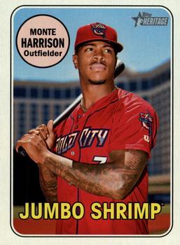 2018 Topps Heritage Minor League #115 Monte Harrison Front