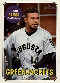 2018 Topps Heritage Minor League #135 Heliot Ramos Front