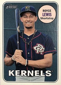 2018 Topps Heritage Minor League #150 Royce Lewis Front