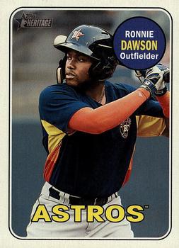 2018 Topps Heritage Minor League #171 Ronnie Dawson Front