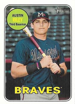2018 Topps Heritage Minor League #214 Austin Riley Front