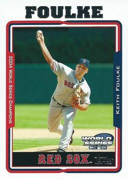 2004 Topps World Champions Boston Red Sox #3 Keith Foulke Front
