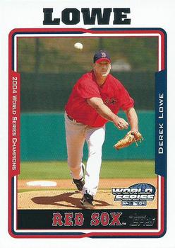 2004 Topps World Champions Boston Red Sox #5 Derek Lowe Front
