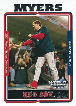 2004 Topps World Champions Boston Red Sox #8 Mike Myers Front
