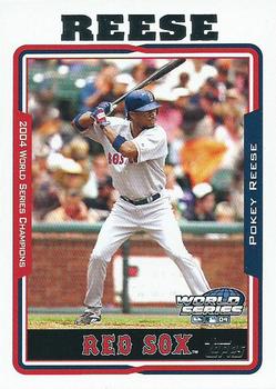 2004 Topps World Champions Boston Red Sox #20 Pokey Reese Front