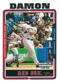 2004 Topps World Champions Boston Red Sox #22 Johnny Damon Front
